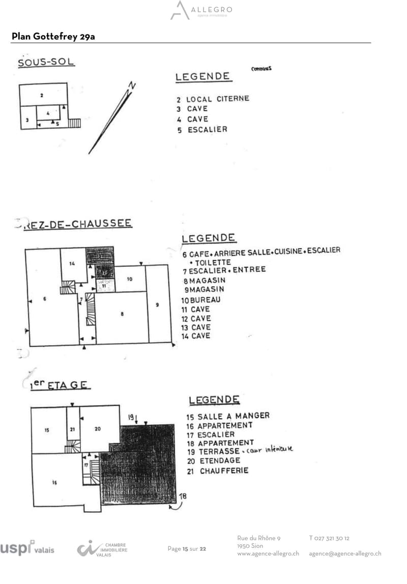 Basement, ground floor, first floor, cellars, entrance hall, bathroom, kitchen, dining room, living room, bedroom, balcony, terrace, garage, driveway