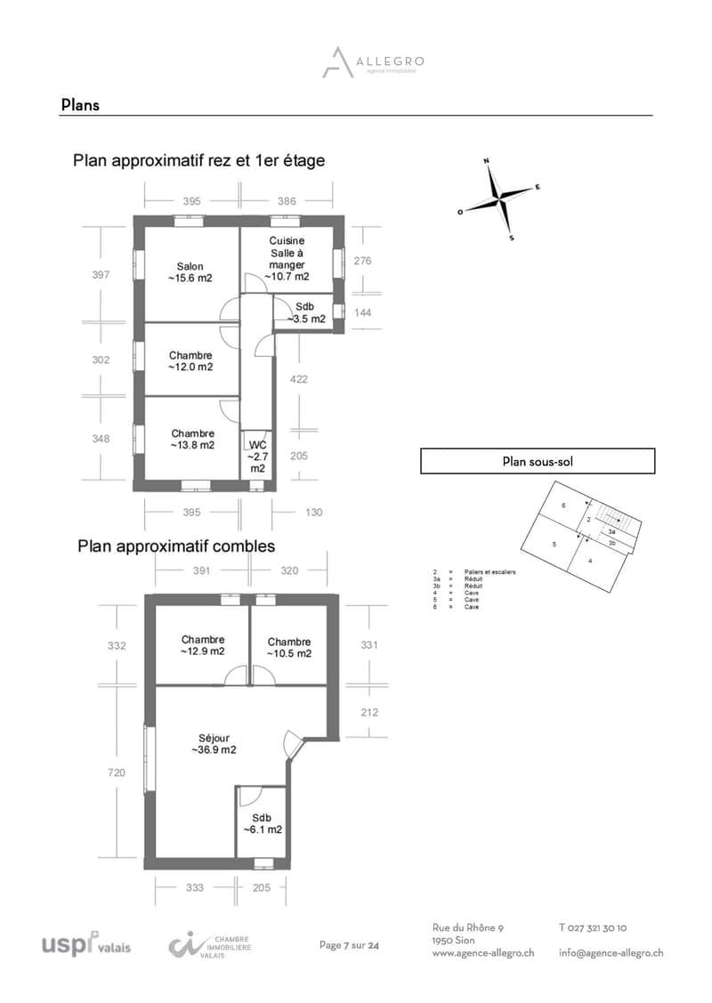 Ardon : Charmant immeuble de rendement avec 3 appartements de 3.5 pièces (30)