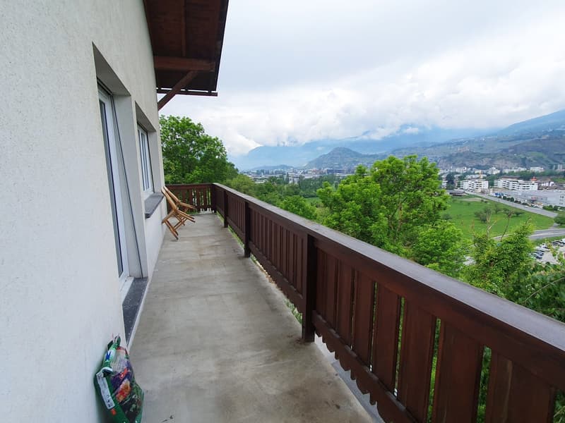 Sion, appartement de 3.5 pièces dans une petite maison sur le côteau au sud (7)