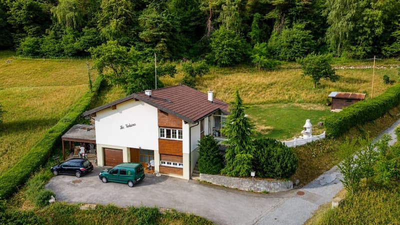 Sion, villa de 5.5 pièces de 197m2 sur les hauts de Bramois, en pleine nature, garage, couvert (1)
