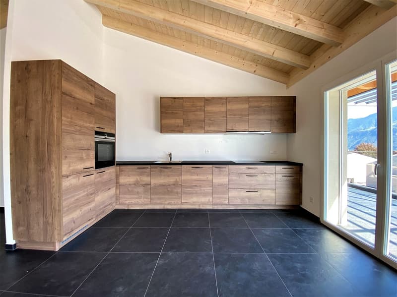 Champlan, appartement en attique de 4.5 pièces avec 3 places de parc extérieures (4)