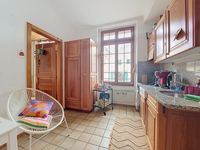 Sion, appartement de 3.5 pièces de 89 m2 au cœur de la vieille ville avec balcon (5)