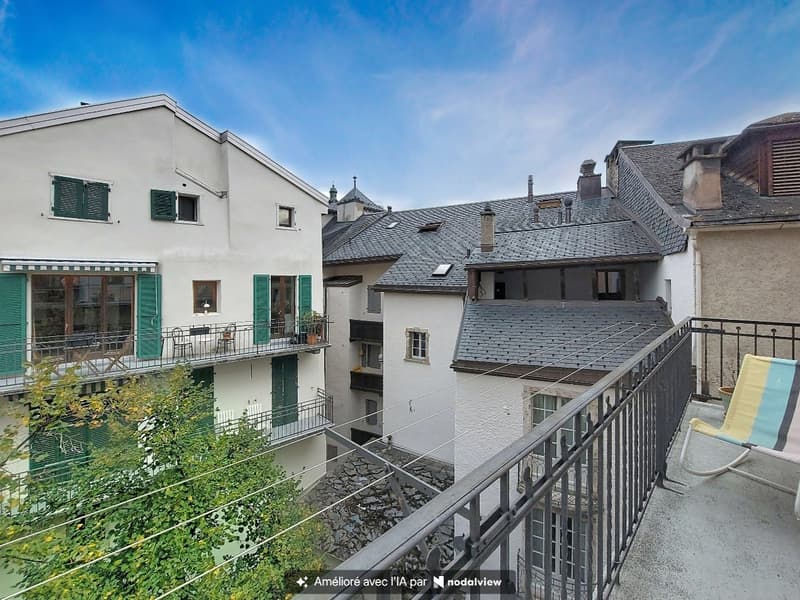Sion, appartement de 3.5 pièces de 89 m2 au cœur de la vieille ville avec balcon (12)