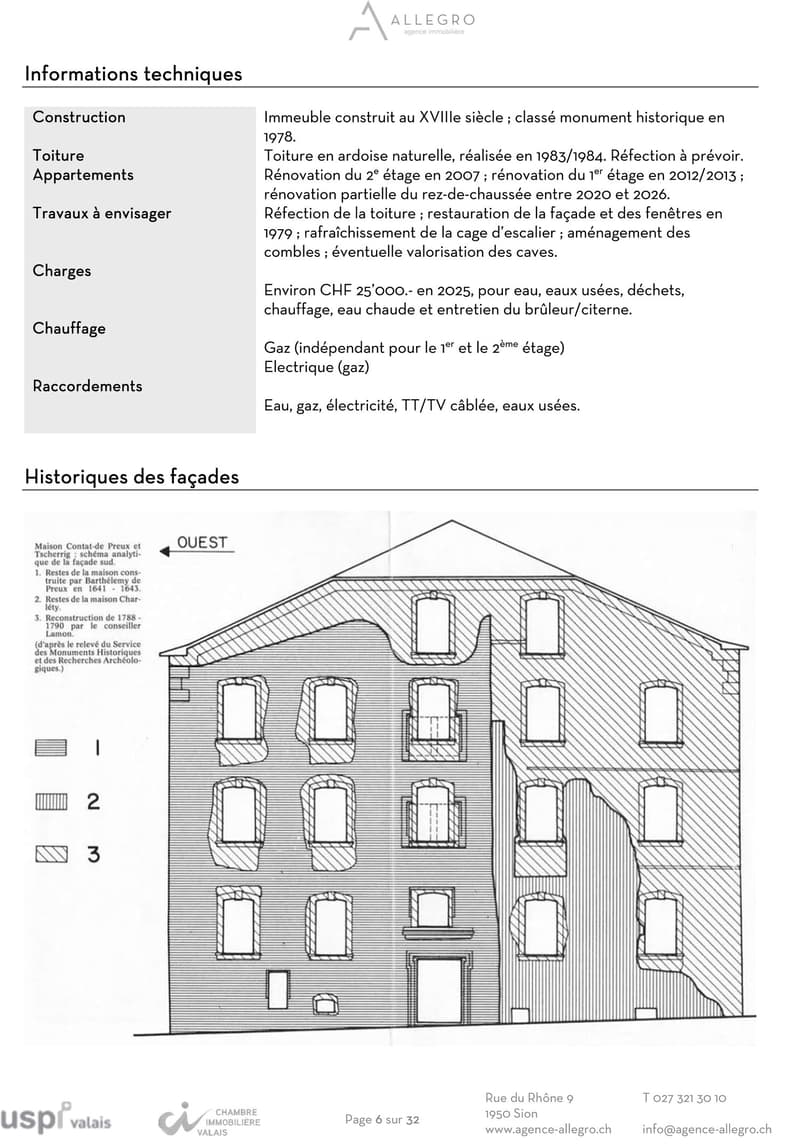 Sion, maison historique au cœur de la vieille ville composé de 5 appartements et 2 bureaux (37)