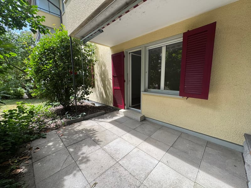 Gemütliche 2-Zimmerwohnung mit eigenem Gartensitzplatz. (1)