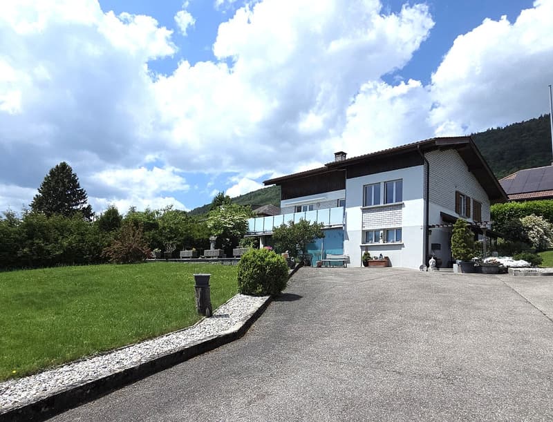 Maison de 2 appartements avec vue imprenable sur les Alpes (4)