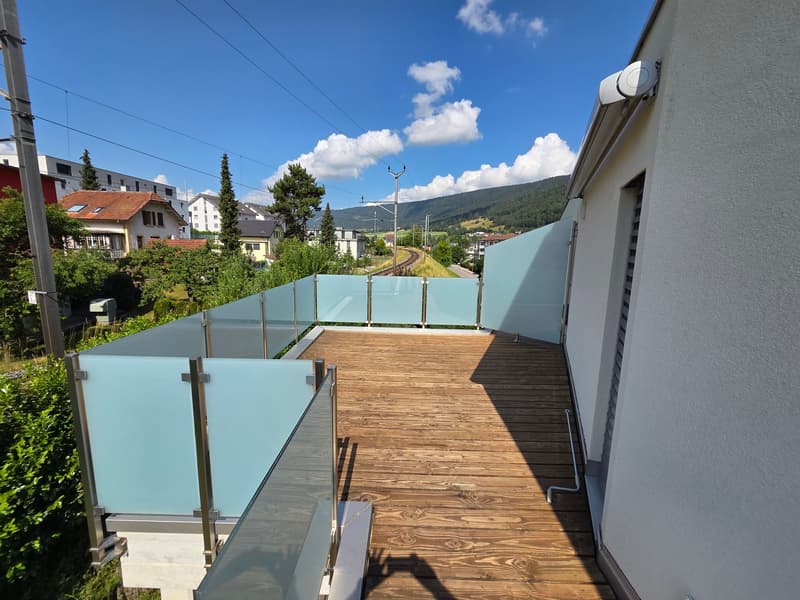 Attique de 3.5 pces avec terrasse (8)
