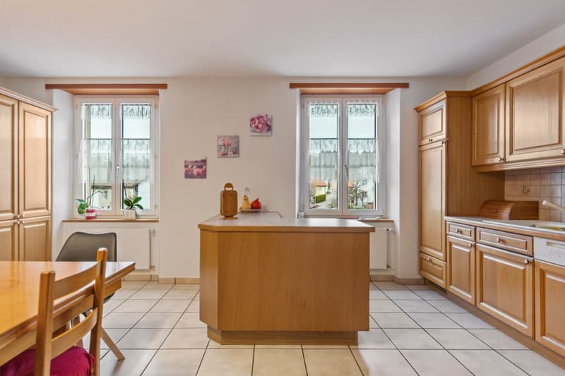 Maison contiguë en pignon avec surfaces professionnelles et grande terrasse (4)