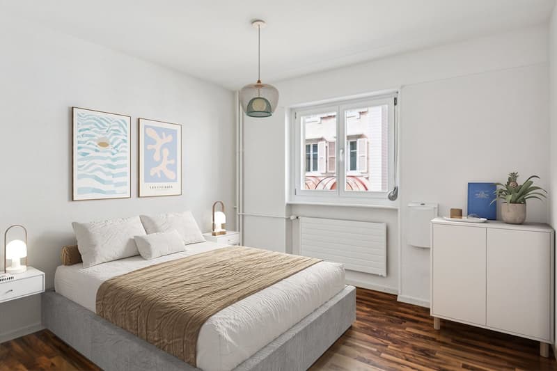 Appartement lumineux de 3 pièces avec grand balcon (2)