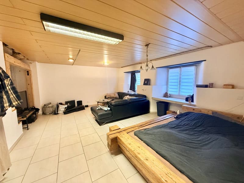 Espace mixte avec appartement 2,5 pièces et atelier - Centre de Tramelan (4)