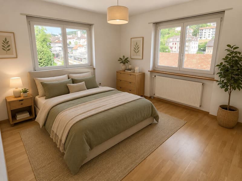 Charmant appartement de 3 pièces lumineux avec balcon (3)