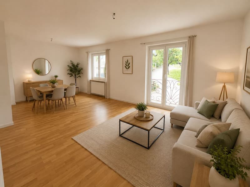 Charmant appartement de 3 pièces lumineux avec balcon (4)