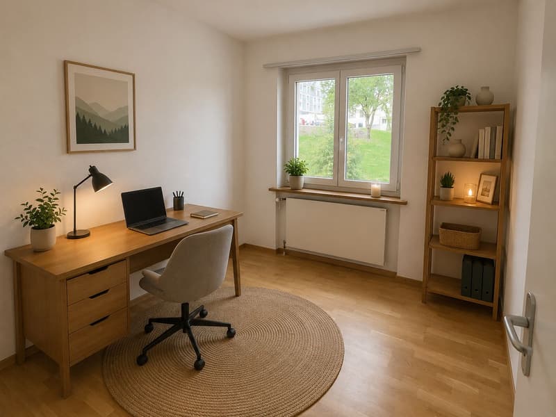 Charmant appartement de 3 pièces lumineux avec balcon (6)