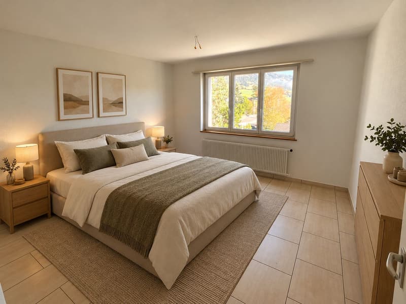 Bel appartement de 3,5 pièces avec balcon et vue dégagée (5)