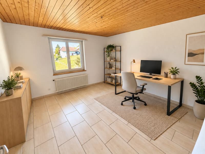 Bel appartement de 3,5 pièces avec balcon et vue dégagée (7)