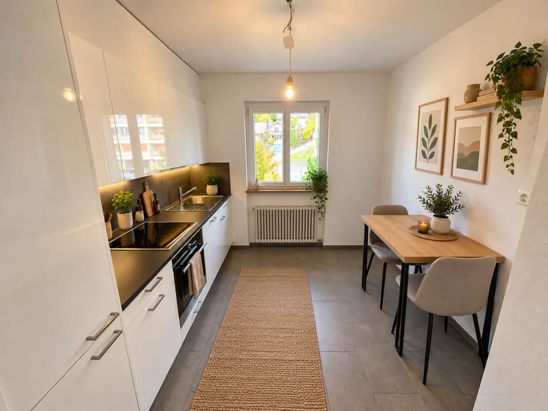 Agréable appartement de 3 pièces avec balcon, proche de la nature et des écoles (2)