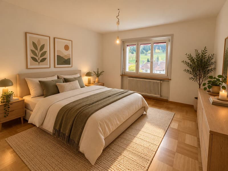 Agréable appartement de 3 pièces avec balcon, proche de la nature et des écoles (3)