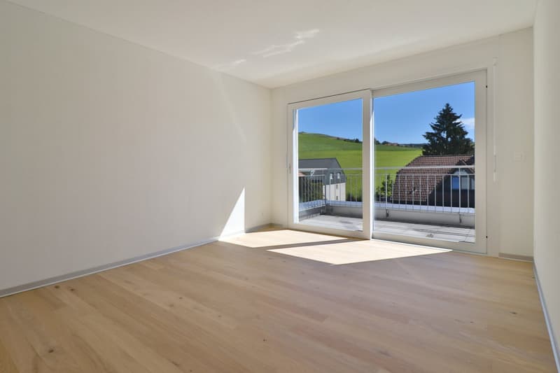 Moderne Attikawohnungen mit Panoramablick in Biglen (6)