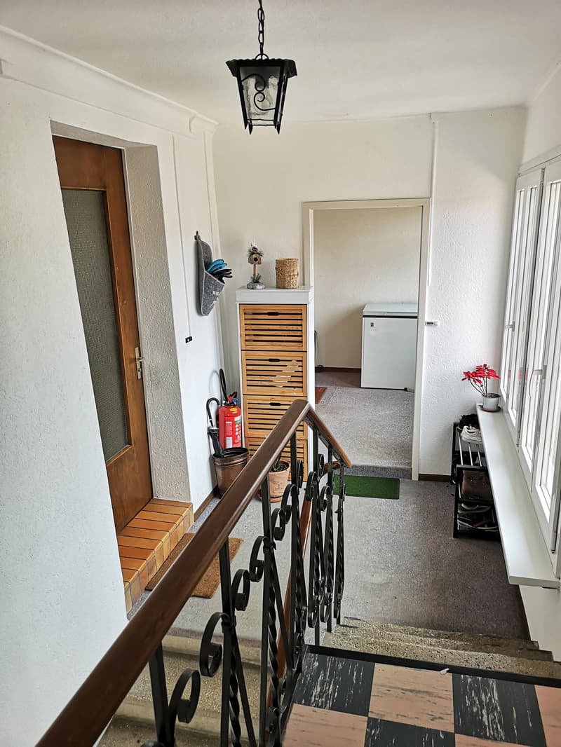 A vendre grande surface polyvalente avec entrepôt, 3 places de parc, 2 appartements (8)