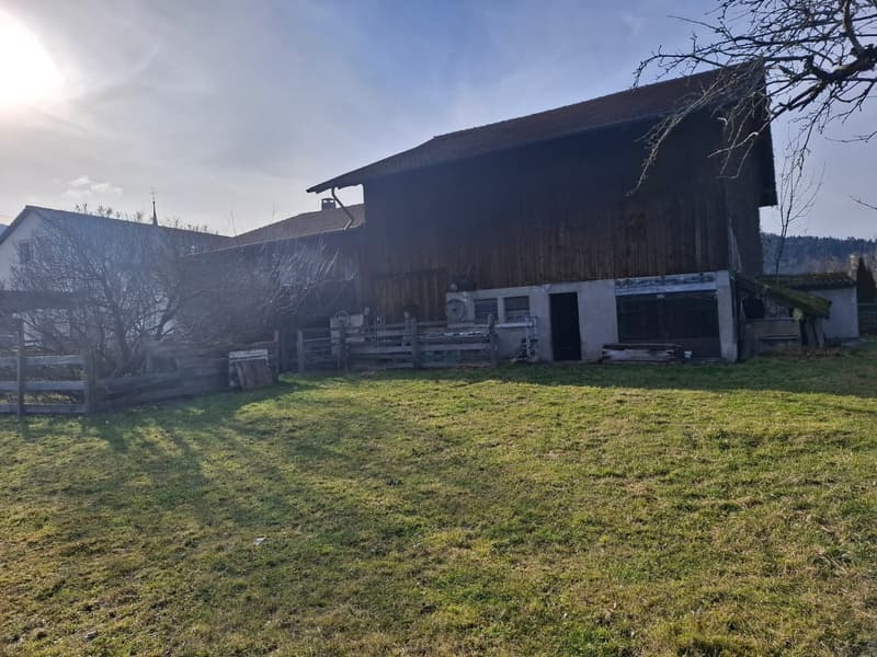 Grand terrain à bâtir avec ancienne grange, libre de suite (4)