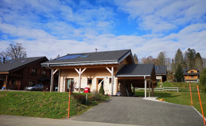 A vendre aux Savagnières, 6 maisons/chalets avec tout le confort moderne, construction dès 2025 (3)
