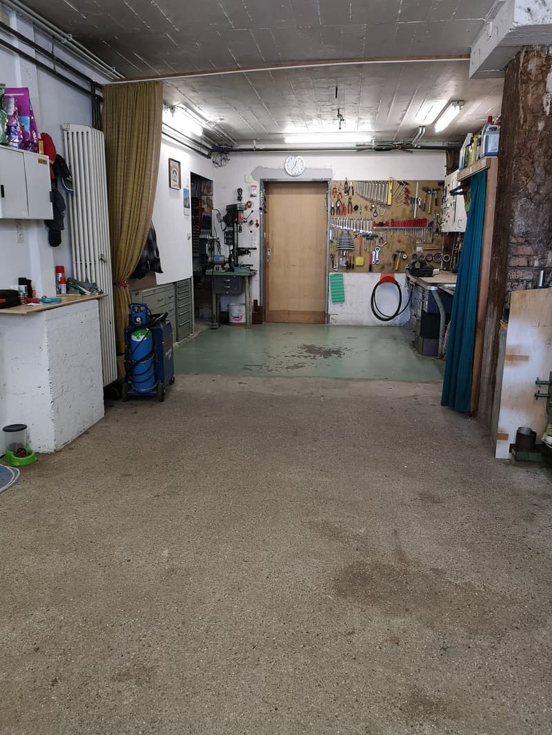 Baisse de prix : grand duplex au centre du village avec garage et atelier, libre de suite (5)