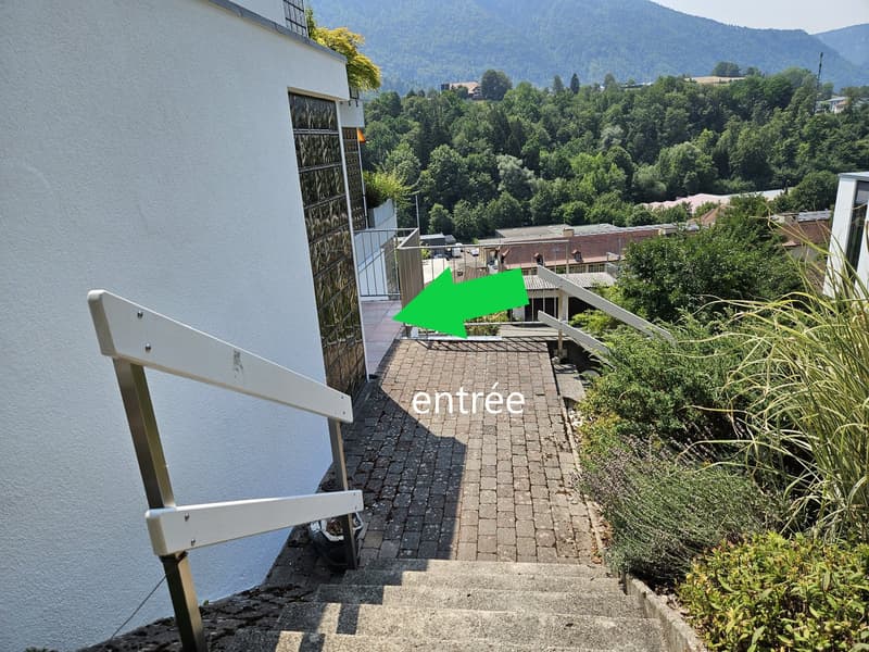 Spacieux appartement-terrasse de 5.5 pièces à Moutier avec vue dégagée, 2 garages (9)