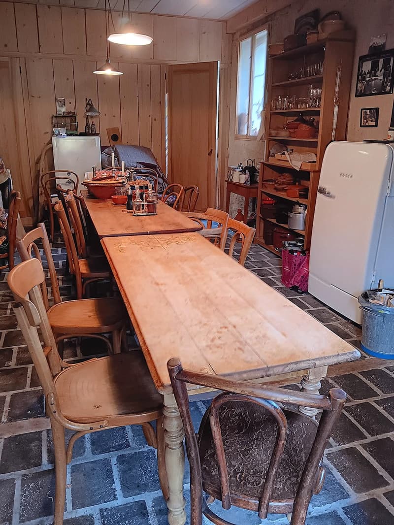 Maison multifonctionnelle avec 3 appartements, carnotzet et jardin (49)