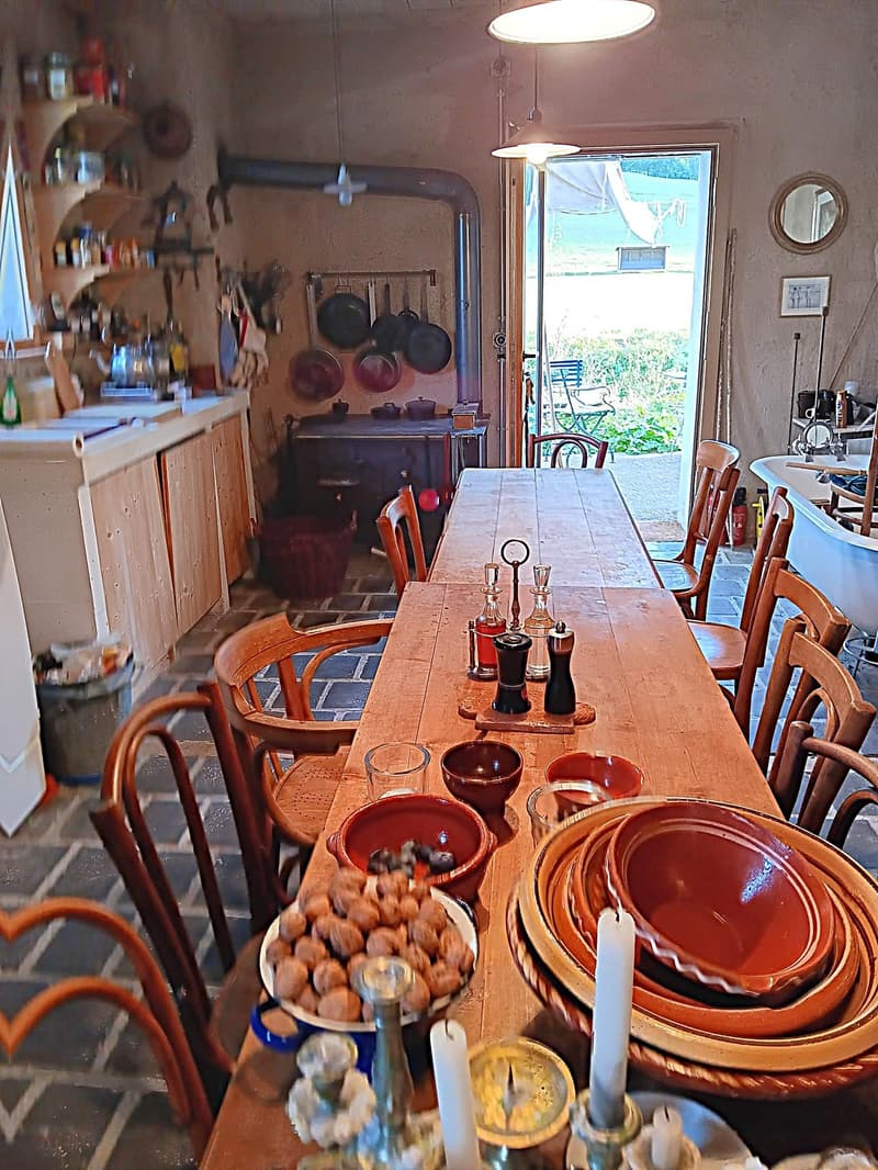 Maison multifonctionnelle avec 3 appartements, carnotzet et jardin (44)