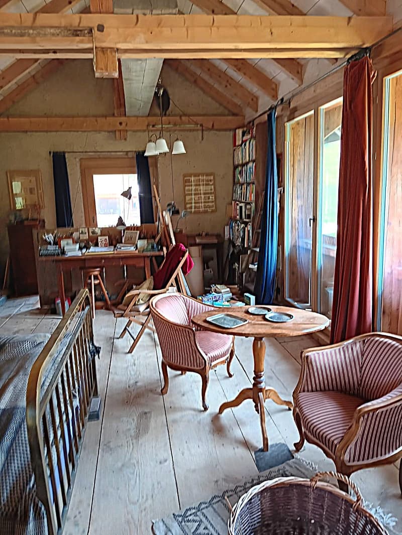 Maison multifonctionnelle avec 3 appartements, carnotzet et jardin (52)