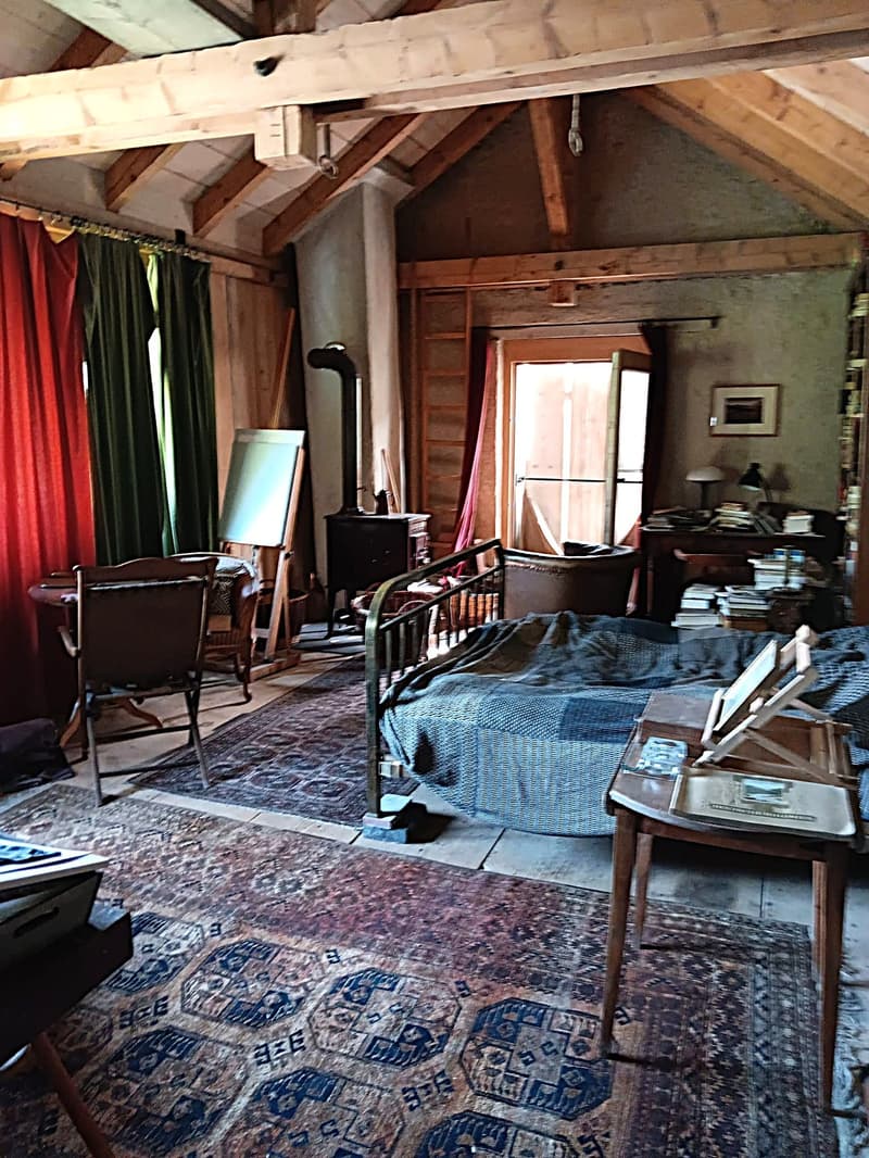 Maison multifonctionnelle avec 3 appartements, carnotzet et jardin (50)