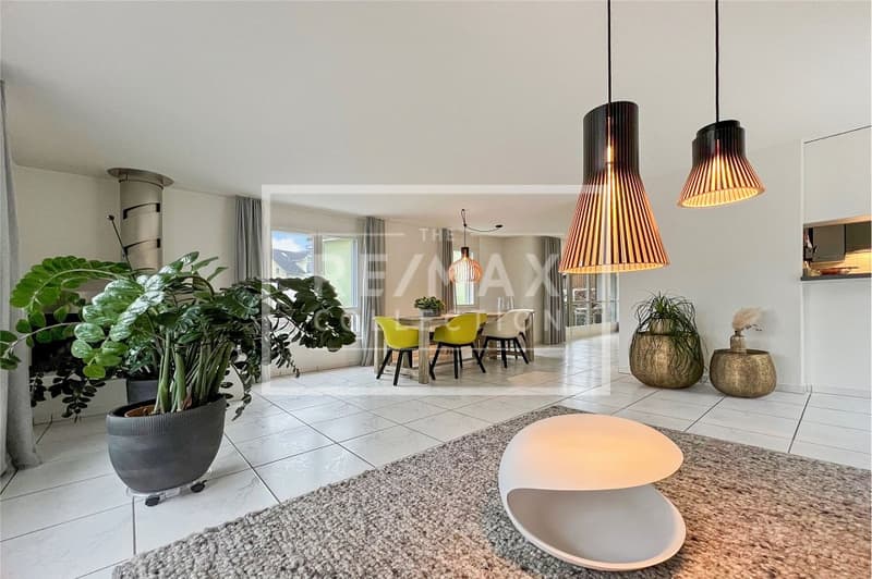 Habitation attractive avec 3 ½ pièces, balcon et terrasse (5)
