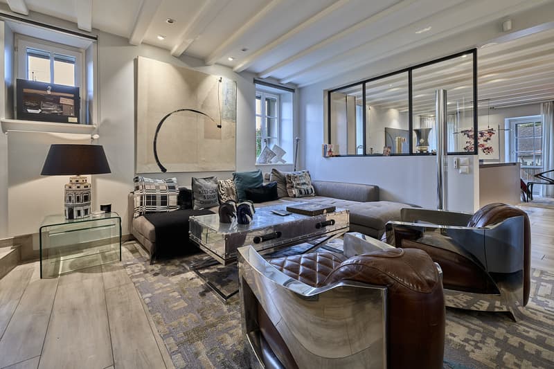 Salon-cuisine ouverte