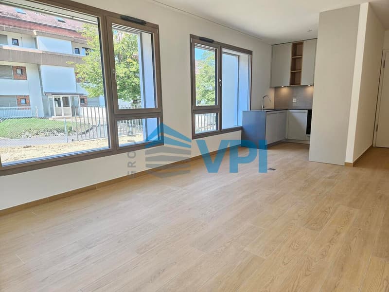 A louer 3 pièces avec jardin entièrement neuf à Bernex (12)