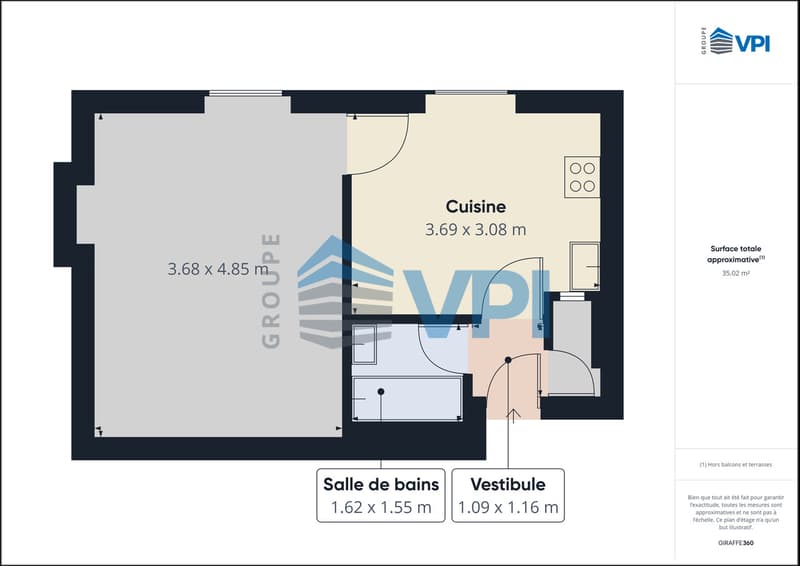 Appartement de 2 pièces à Carouge (5)