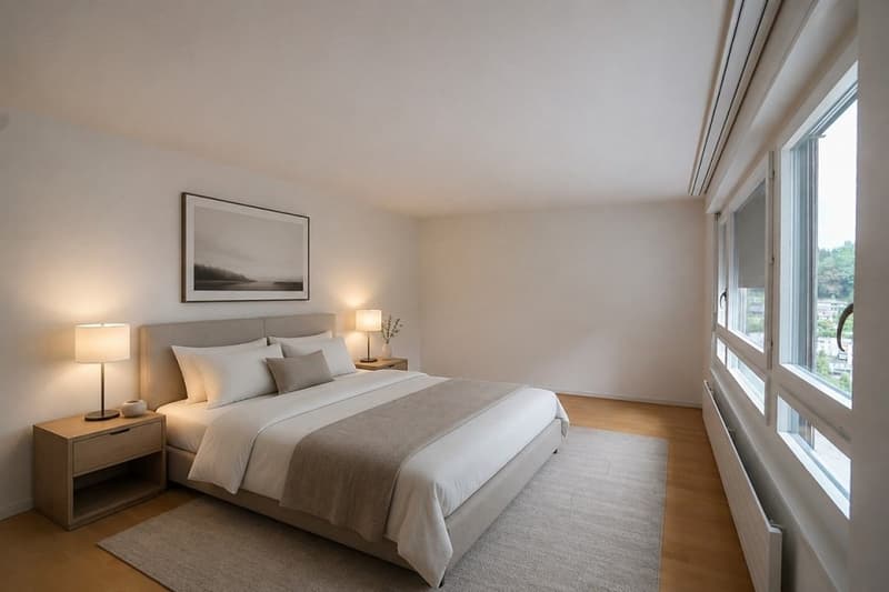Stadtnahe 4½-Zimmer-Wohnung mit Weitsicht über Aare und Wohlensee (3)