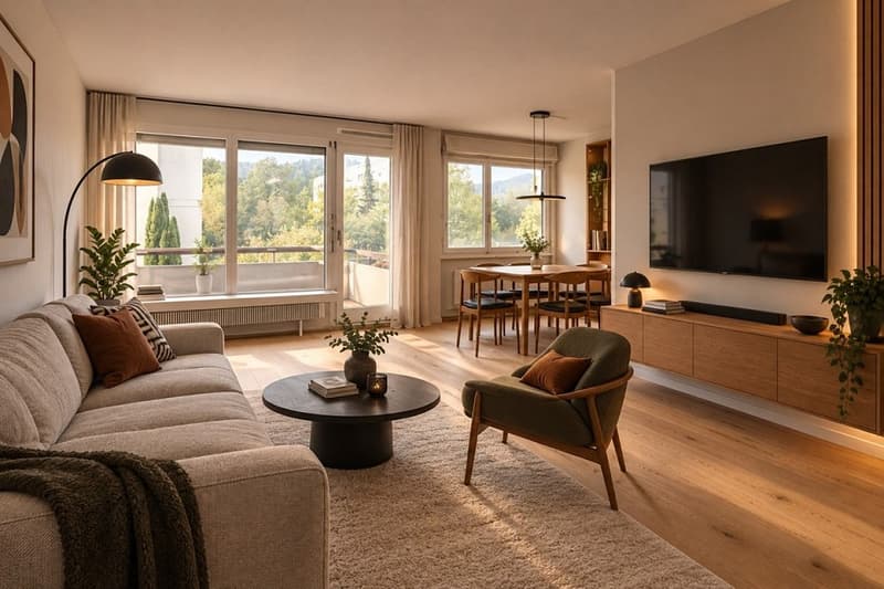 Attraktive 4½-Zimmer-Wohnung mit Blick ins Grüne in Hinterkappelen (2)