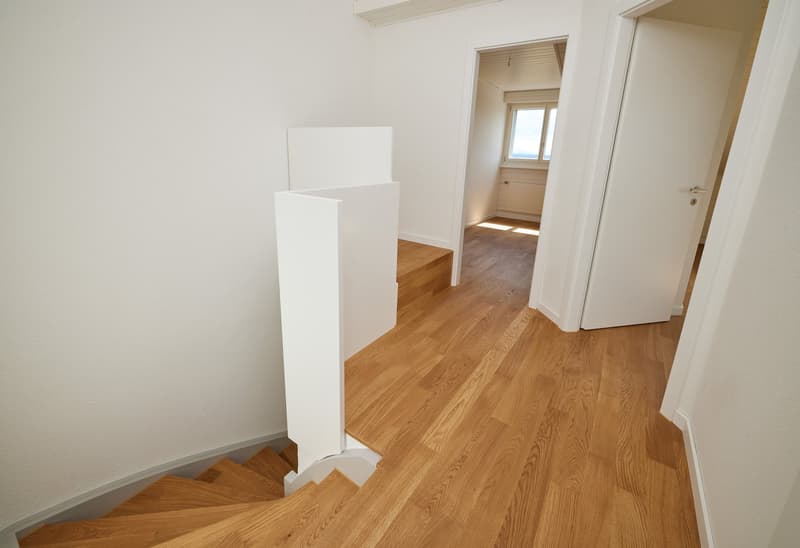 Treppe mit Vorplatz im Dachgeschoss