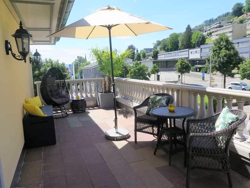1 Zimmerwohnung mit Terrasse möbliert (1)