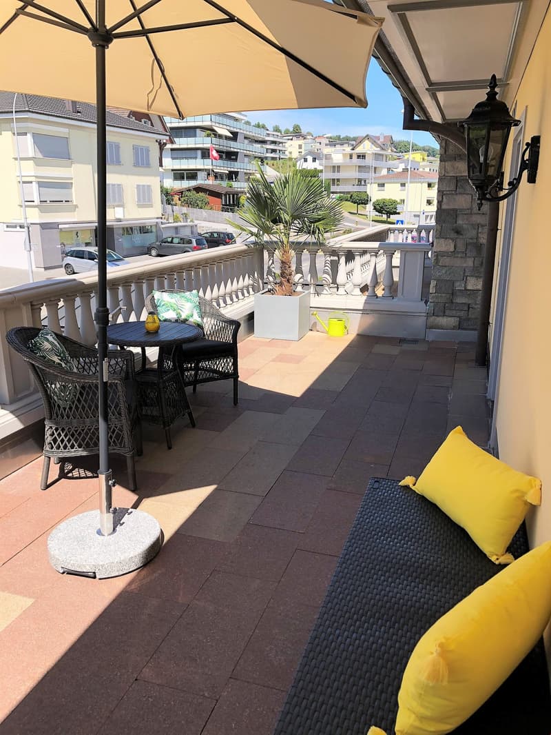 1 Zimmerwohnung mit Terrasse möbliert (9)