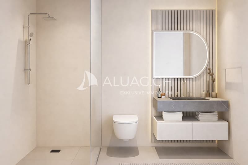 Salle de bain moderne WC suspendu  copie