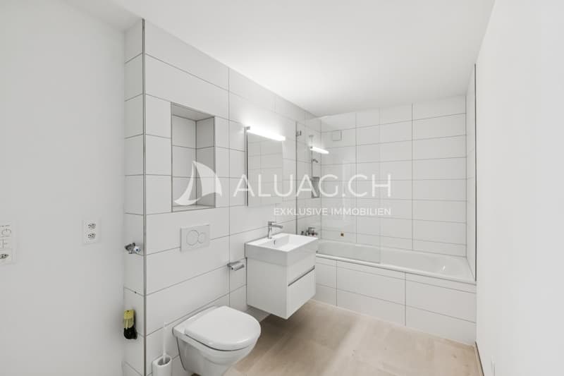 Einige Wohnungen verfügen über ein zusätzliches Bad oder eine Dusche