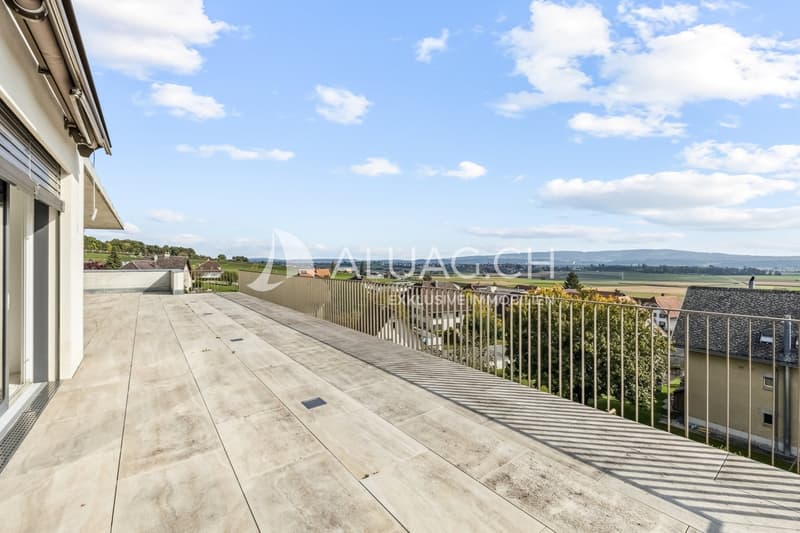 Jede Wohnung bietet einen eigenen Aussenbereich  Balkon, Terrasse, Attikaterrasse oder Garten