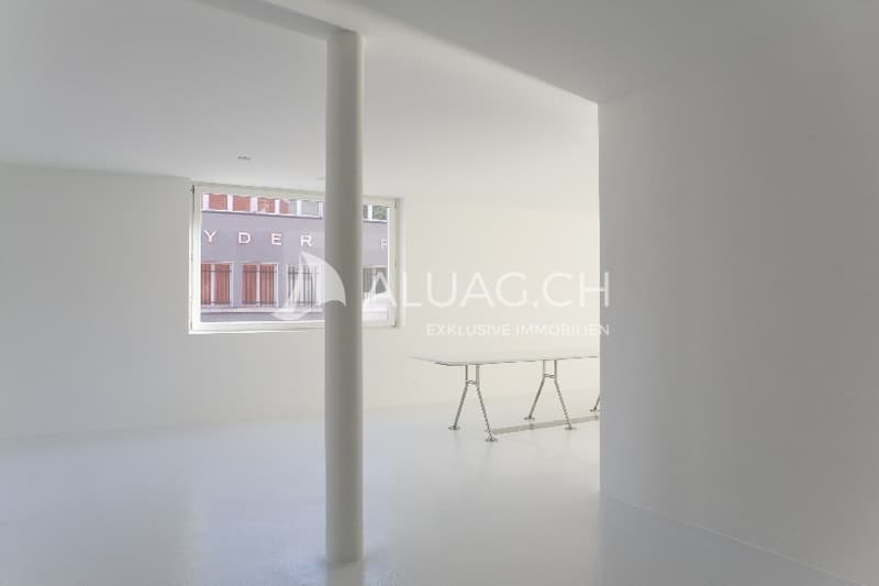 Der Wohn- oder Arbeitsbereich ist Lichtdurchflutet und ist mit dem Aussenbereich verbunden