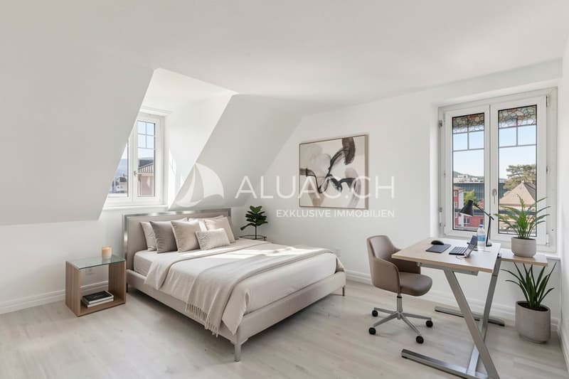 ......und so könnte dieses Zimmer, modern und mit Stil, geschmackvoll eingerichtet aussehen.