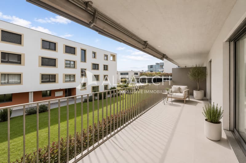 Jede Wohnung bietet einen eigenen Aussenbereich Balkon, Terrasse, Attikaterrasse oder Garten