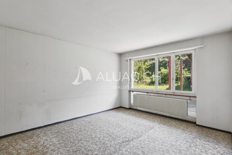 Zimmer mit viel Potenzial zur individuellen Gestaltung und Nutzung