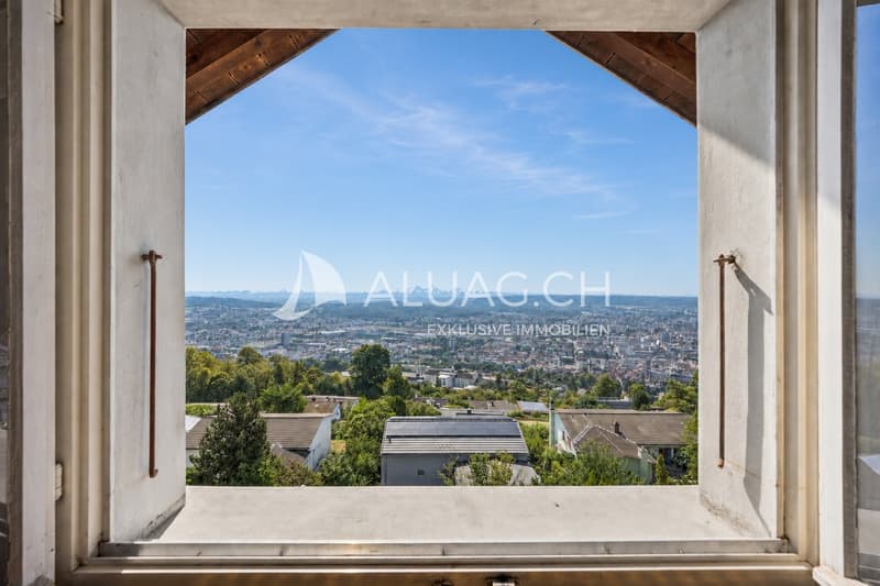 Aussicht Fenster Studio 2. OG
