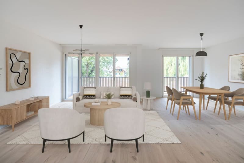 Neubau - exklusive 4.5-Zimmer-Maisonette mit 157 m² Wohnfläche in Zauggenried (6)