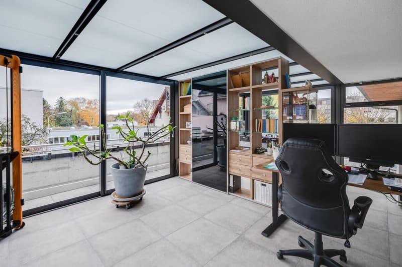 Moderne 4.5 Zimmerwohnung mit grossem Wintergarten und Terrasse im Zentrum von Oensingen (13)